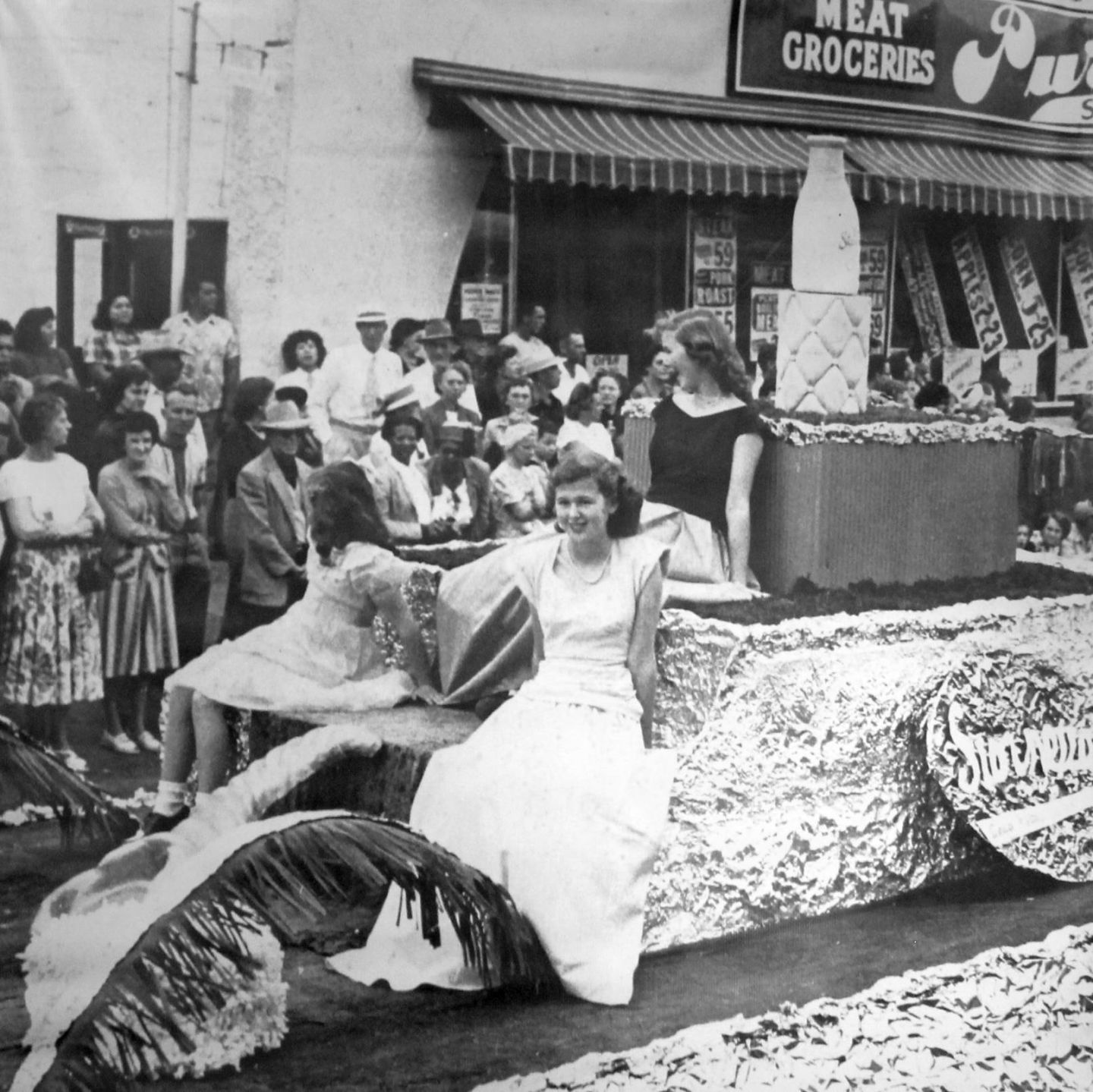 Mid-century parade in St. Helena